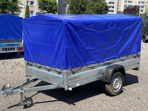 Przyczepa FARO PONDUS 263x130 + stelaż plandeka Przyczepa FARO PONDUS 263x130 + stelaż plandeka