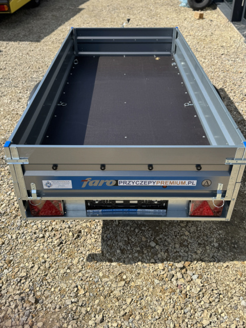 Przyczepa FARO TRACTUS FLEX-MULTI 263x125 RESOR + UCHYŁ Przyczepa FARO TRACTUS FLEX-MULTI 263x125 RESOR + UCHYŁ