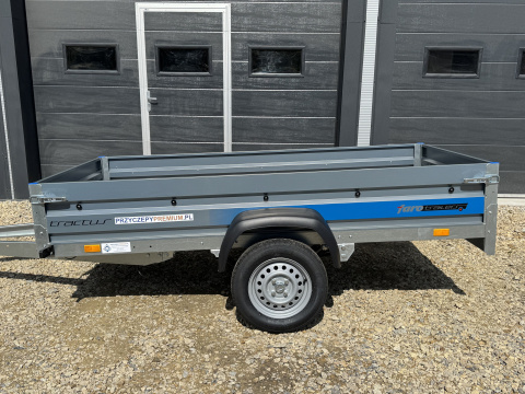 Przyczepa FARO TRACTUS FLEX-MULTI 263x125 RESOR + UCHYŁ Przyczepa FARO TRACTUS FLEX-MULTI 263x125 RESOR + UCHYŁ