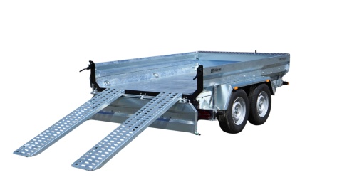 ZASŁAW WT350TH 270x177 3500kg Wywrot + Pod Minikoparkę